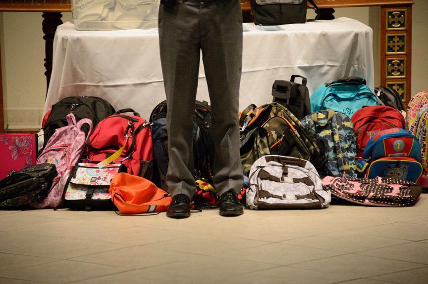 Blessing of backpacks