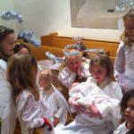 Angels Jesus girls Christmas pageant