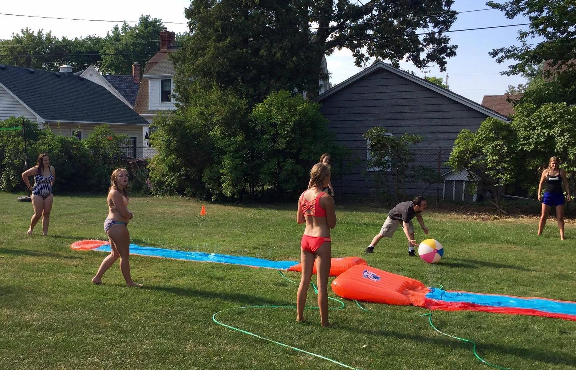 Slip n Slide Kickball
