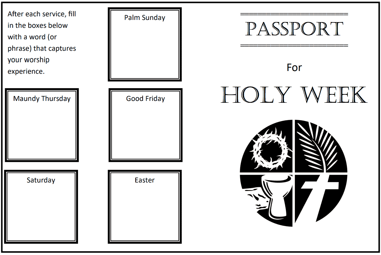 Holy Week Passport pdf pic